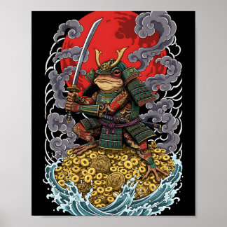 Samurajgroda av förmögenhet – mytisk krigarkonst poster