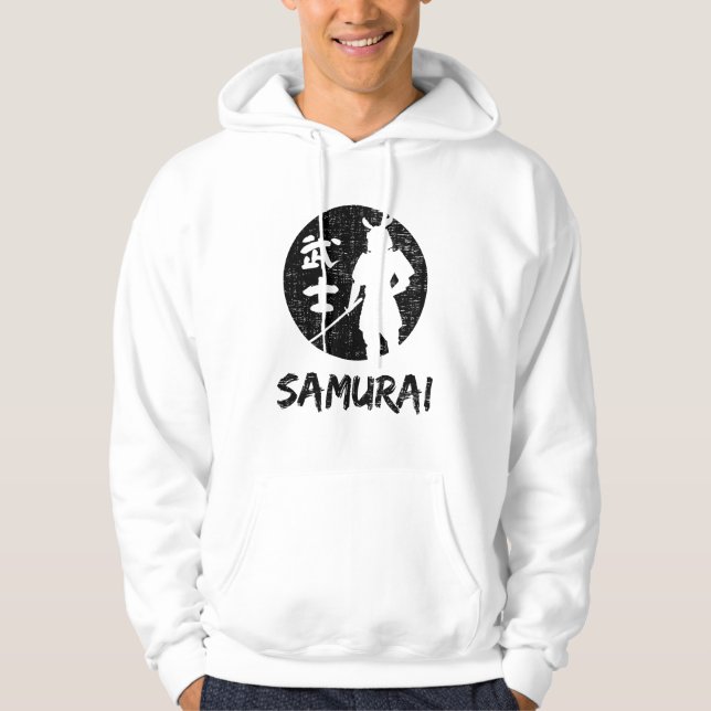 Samurajkrigare  hoodie (Framsida)