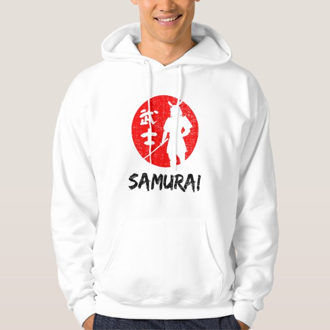 Samurajkrigare Hoodie (Framsida)