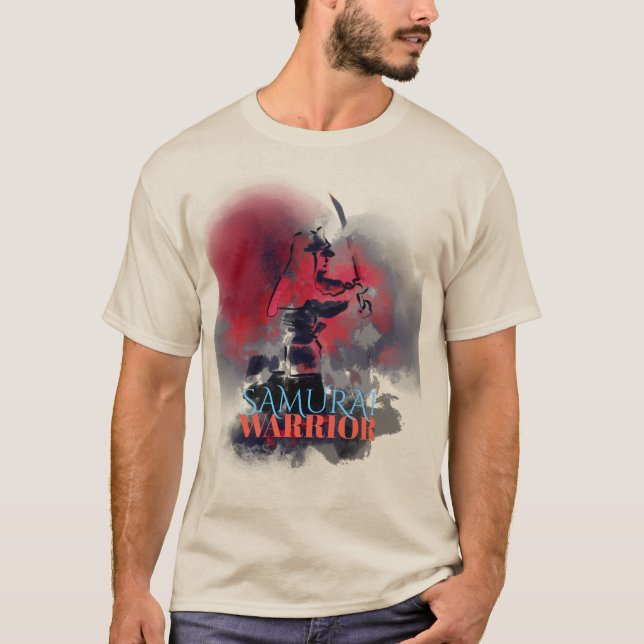 Samurajkrigare illustration t shirt (Framsida)