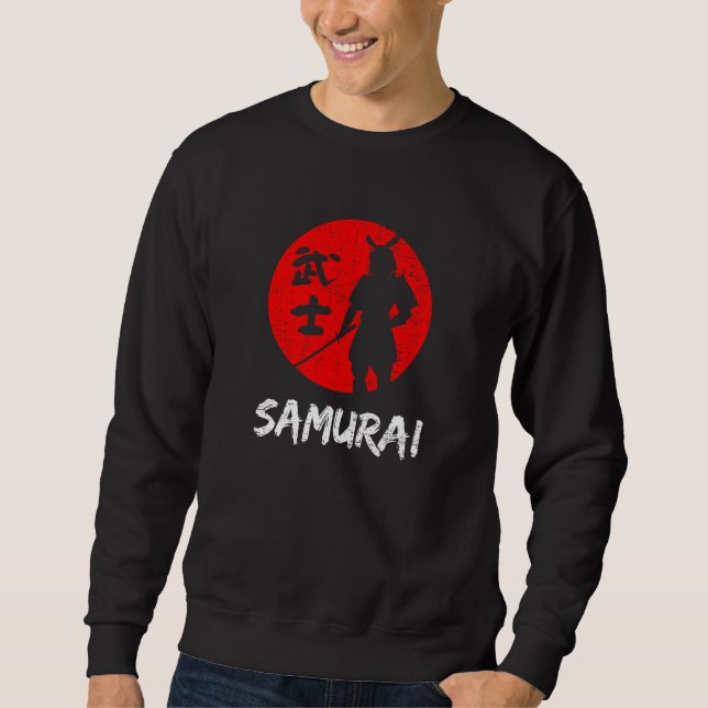 Samurajkrigare Lång Ärmad Tröja (Framsida)