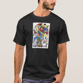 Samurajkrigare med spjuttatuering design t shirt