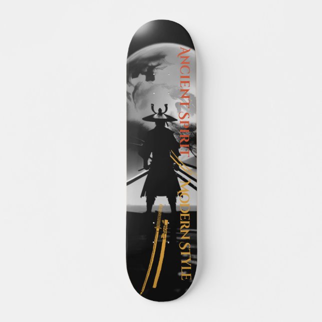 Samurajkrigare Skateboard (Framsida)