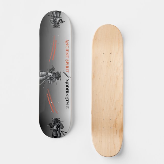 Samurajkrigare Skateboard (Framsida)