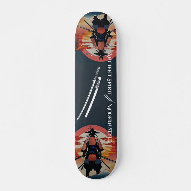 Samurajkrigare Skateboard (Framsida)