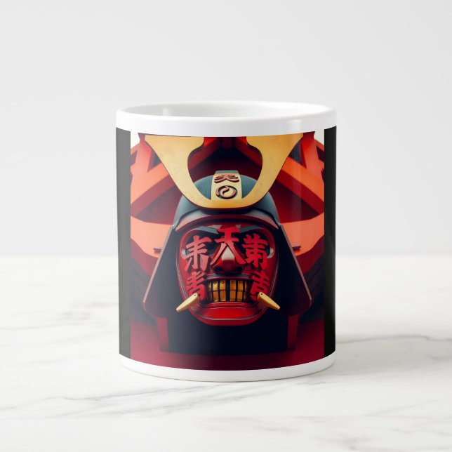 Samurajmask Jumbo Mugg (Framsidan)