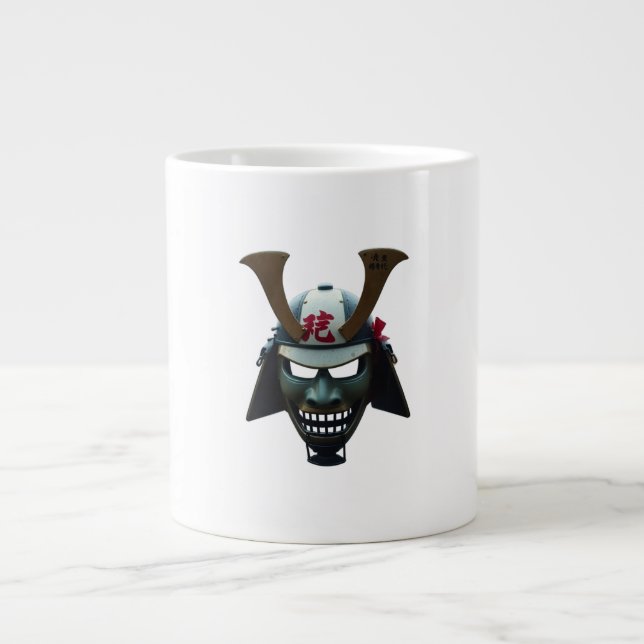 Samurajmask Jumbo Mugg (Framsidan)