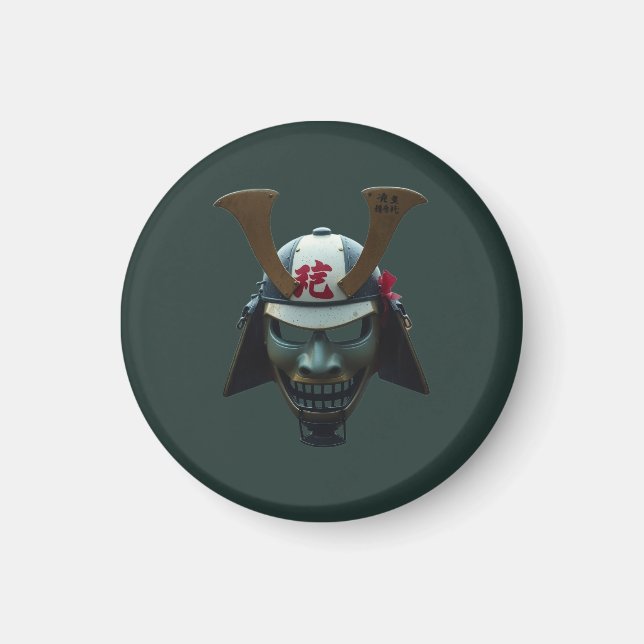 Samurajmask Magnet (Framsidan)