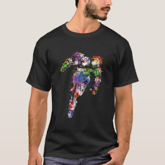 Samus Aran - Går med slaget! Metroid Glitch Remi T Shirt