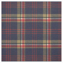 Samväldet Scottish Tartan Fabric