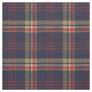 Samväldet Scottish Tartan Fabric Tyg