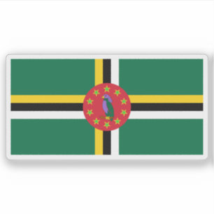 Samväldets flagga i Dominica (1988-1990) Klistermärken