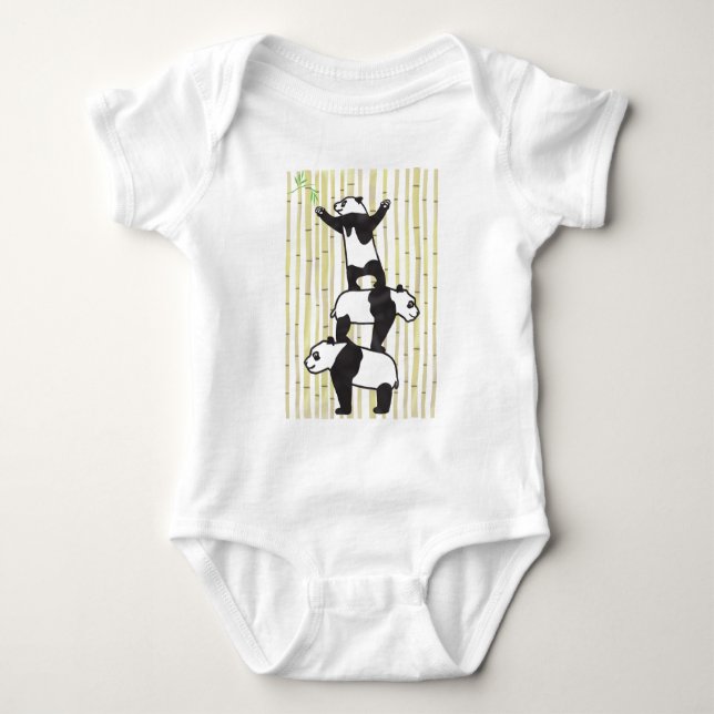 Samverkande Pandas Tee (Framsida)