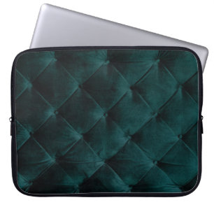 Samvet Grönt: Malachite Textile Elegance Laptop Fodral