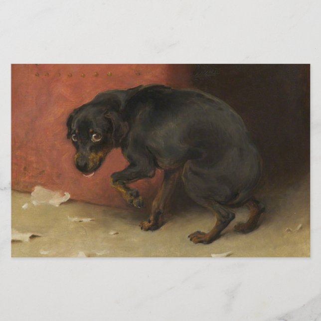 Samvetet gör oss alla till åtlöje brevpapper (Framsida)