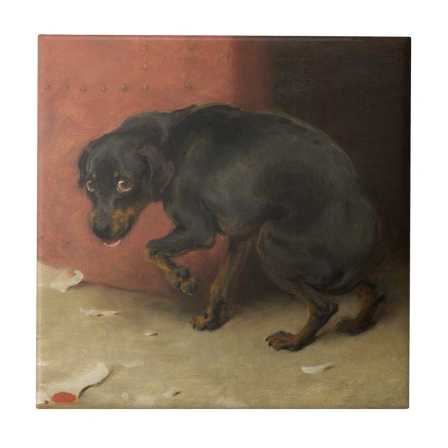 Samvetet gör oss alla till åtlöje kakelplatta (Framsidan)