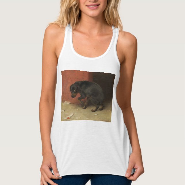 Samvetet gör oss alla till åtlöje linne med racerback  (Framsida)