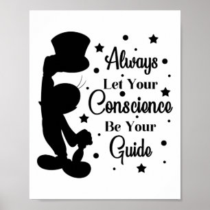 Samvetet ska vara din guide Jiminy Poster