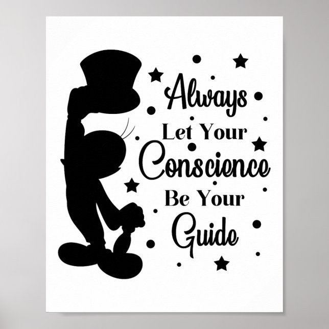 Samvetet ska vara din guide Jiminy  Poster (Framsidan)
