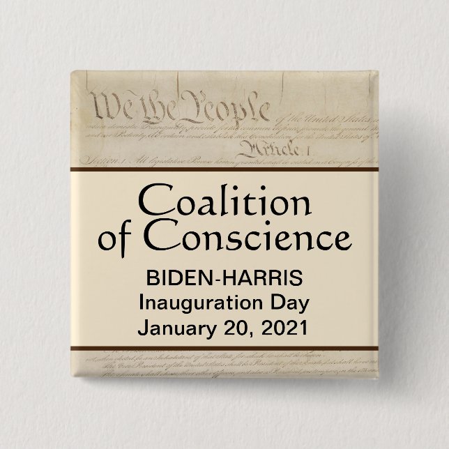 Samvetskoalition Vi i folkgruppen Kamala Knapp (Framsida)