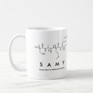 Samy peptide namn mugg