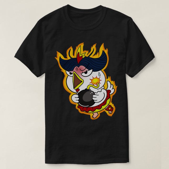 Samyang Buldak Ramen Chicken T Shirt (Design framsida)