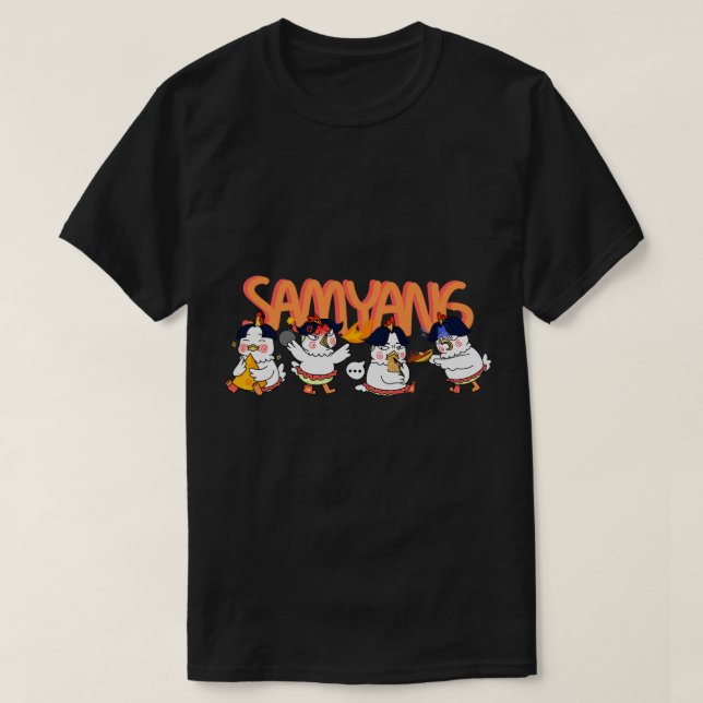 Samyang Spicy Noodle Chicken T Shirt (Design framsida)
