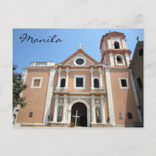 san agustin manila vykort