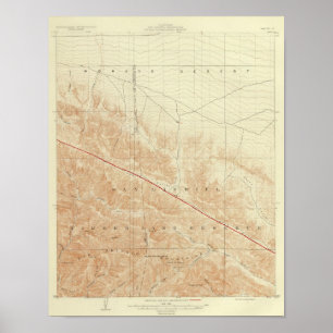 San Andreas för San Antonio quadranglevisning Poster