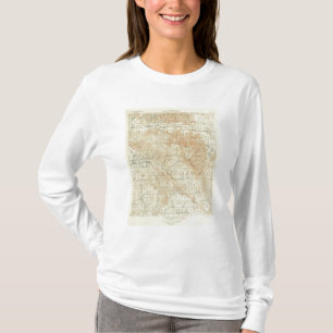 San Andreas för San Jacinto quadranglevisning T-shirt