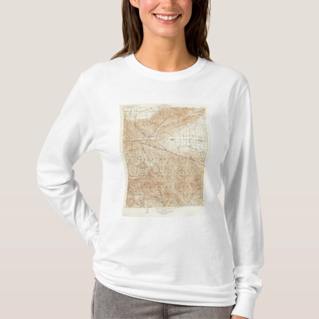 San Andreas för Tejon quadranglevisning klyfta T-shirt (Framsida)