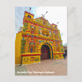 San Andrés Xecul, Totonicapán, Guatemala Vykort