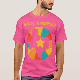 San Angelo Texas Vintage Distress Souvenir 1 T Shirt
