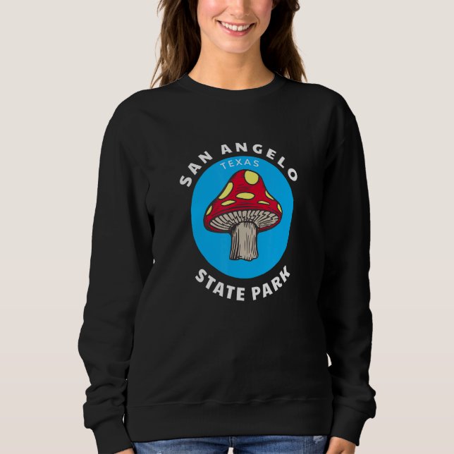 San Angelo TX State Park Texas Mushroom Vacation S T Shirt (Framsida)