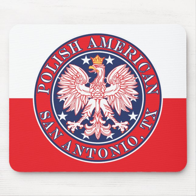 San Antonia Texas polsk amerikansk Eagle Musmatta (Framsidan)