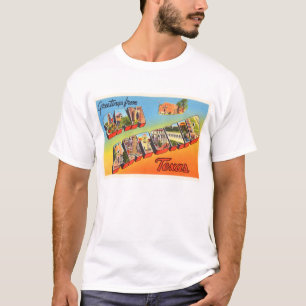 San Antonio #1 Texas TX vintage resorsouvenir T-shirt