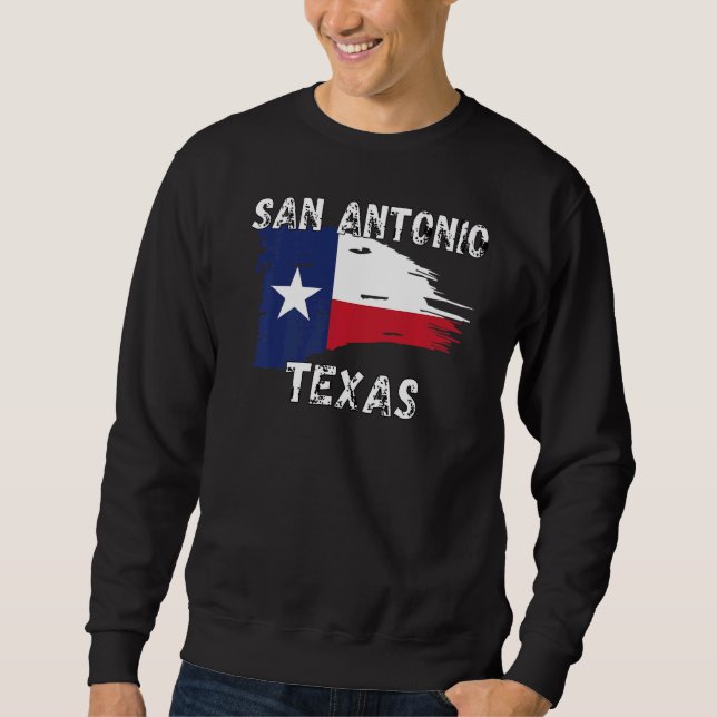 San Antonio Apparel Souvenirs 2 Lång Ärmad Tröja (Framsida)