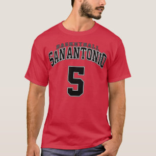 San Antonio Basketball Player nummer 6 T Shirt