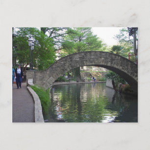 San Antonio Bridges Riverwalges Vykort