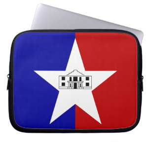 San Antonio City Flagga Laptop sleeve