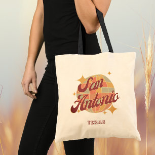 San Antonio City Texas Retro Vintage Tygkasse