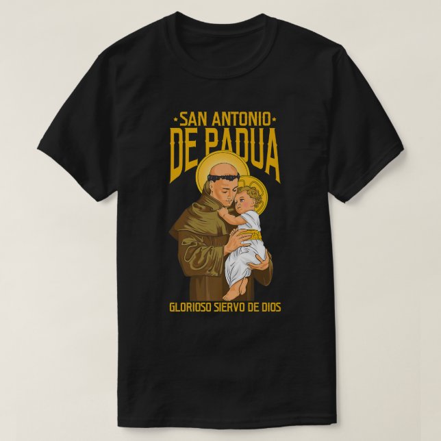 San Antonio de Padua  T Shirt (Design framsida)