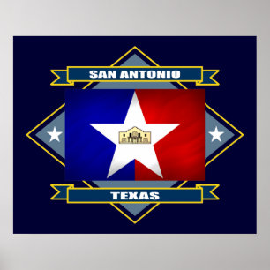 San Antonio diamant Poster