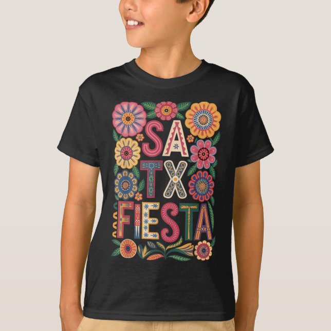 San Antonio Fiesta T Shirt (Framsida)