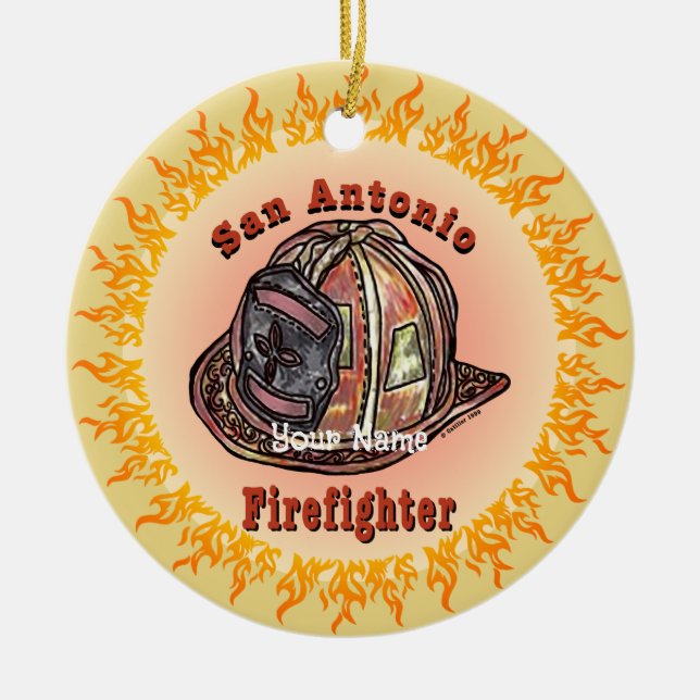 San Antonio Firefighter ornament (Framsidan)