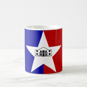 San Antonio Flagga Kaffemugg
