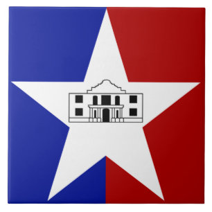 San Antonio flagga Kakelplatta