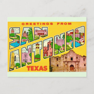 San Antonio Hälsningskort Vykort