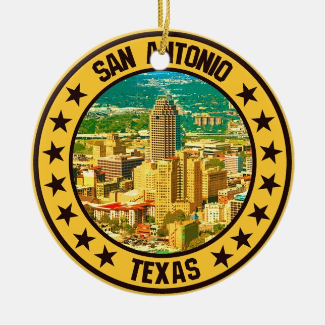 San Antonio Julgransprydnad Keramik (Framsidan)