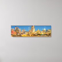 San Antonio Panoramic Skyline View